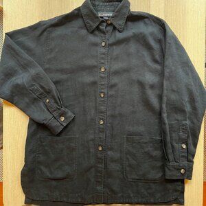 Linen Shirt/Jacket Black
